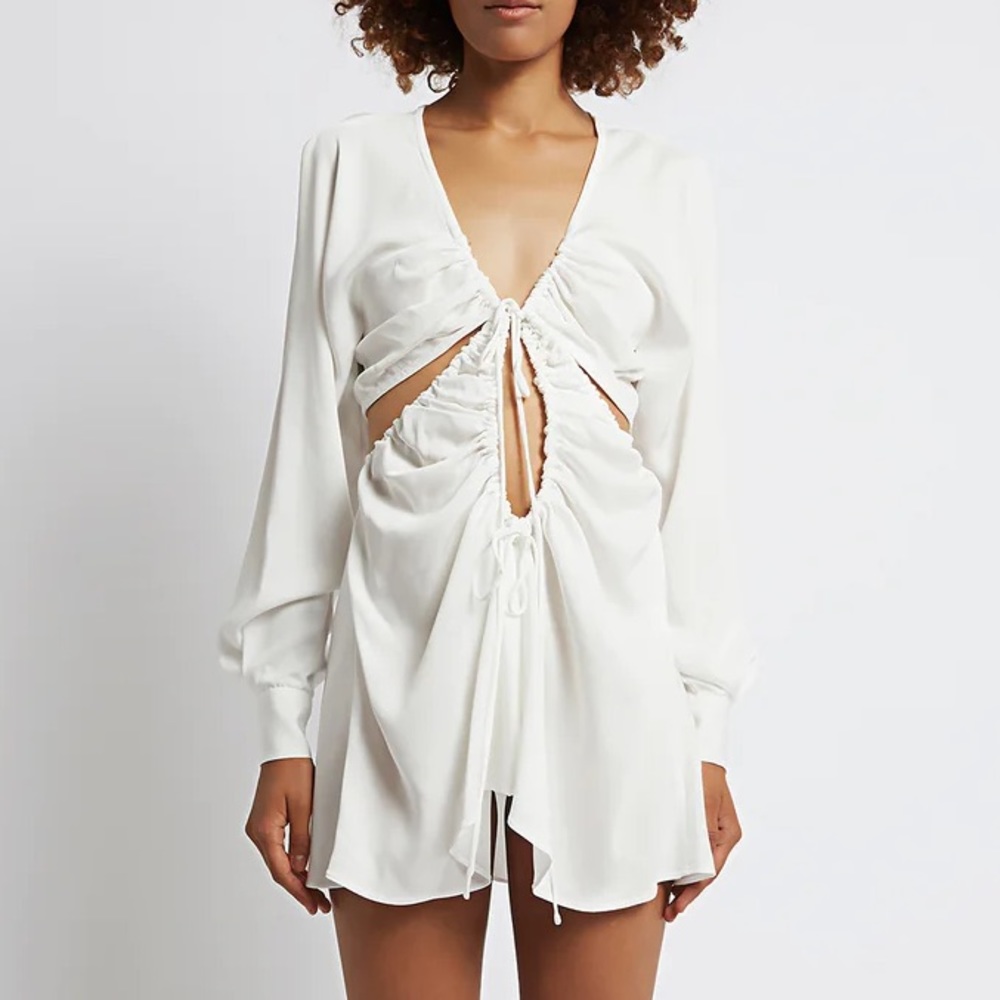 Ruched Christopher Esber mini dress
